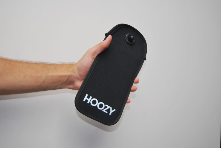 Afgesloten Hoozy hoes van zwart neopreen